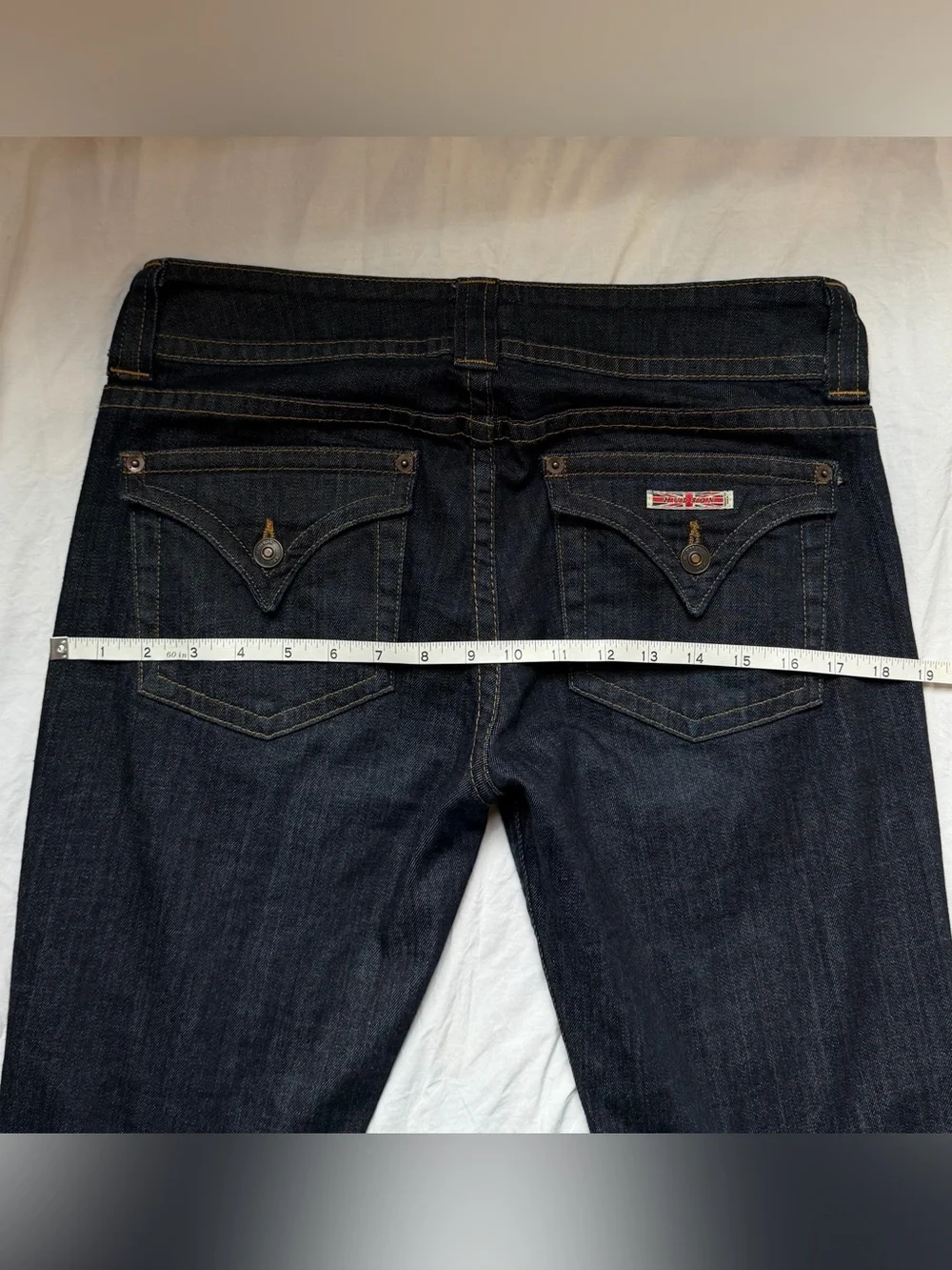 Hudson Jeans Signature Petite Bootcut Dark Indigo Denim Size 29 - Picture 14 of 15
